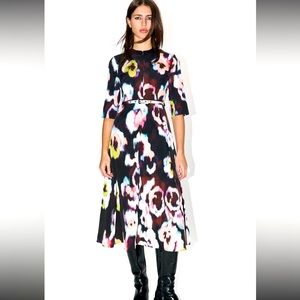 Zara limited edition belted printed Dress (ZW collection)